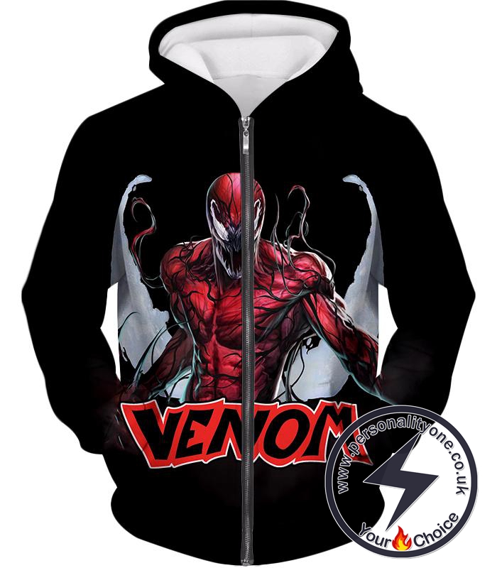 Symbiote Carnage Venom Promo Zip Up Hoodie